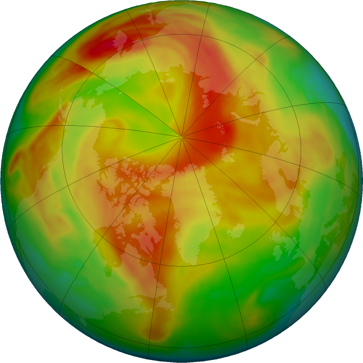 Arctic ozone map for 15 April 2017